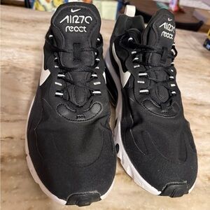 Nike Air270 React Black and White Sneakers
